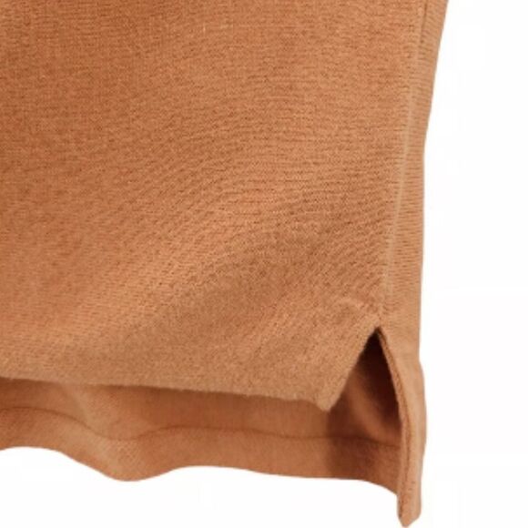 Garnet Hill Organic-Cotton Pocket-Detail long Sweater size XS-  in rust- EUC! - Picture 13 of 13